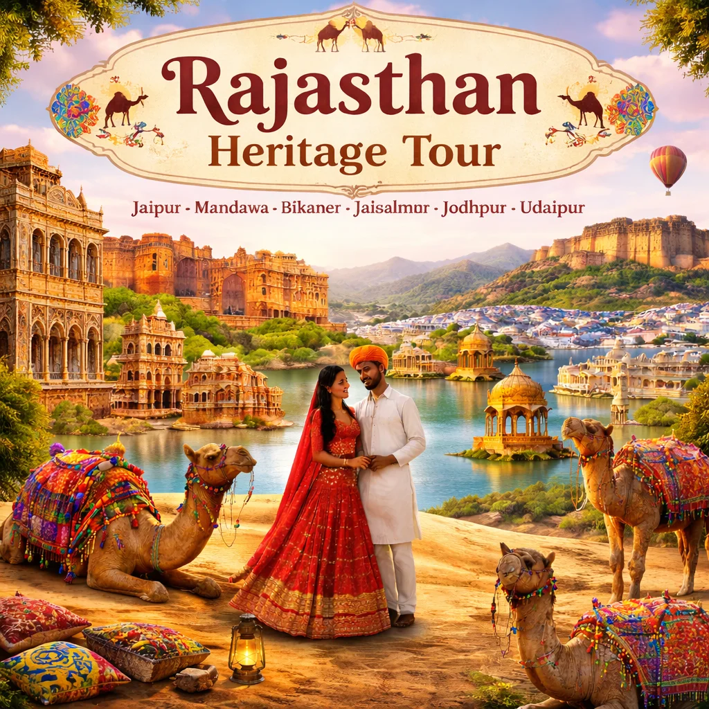 Rajasthan Heritage Tour Jaipur Mandawa Bikaner Jaisalmer Jodhpur Udaipur